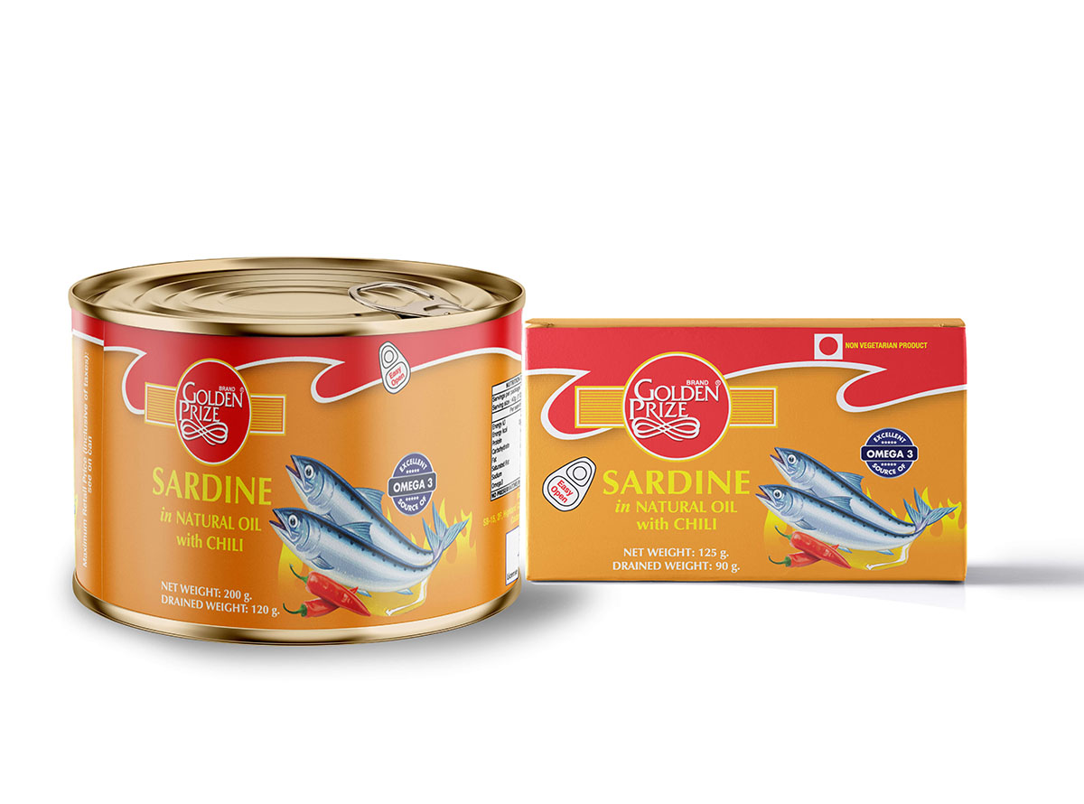 Buy Golden Prize Canned Mackerel In Brine 200 Gm Online At Best